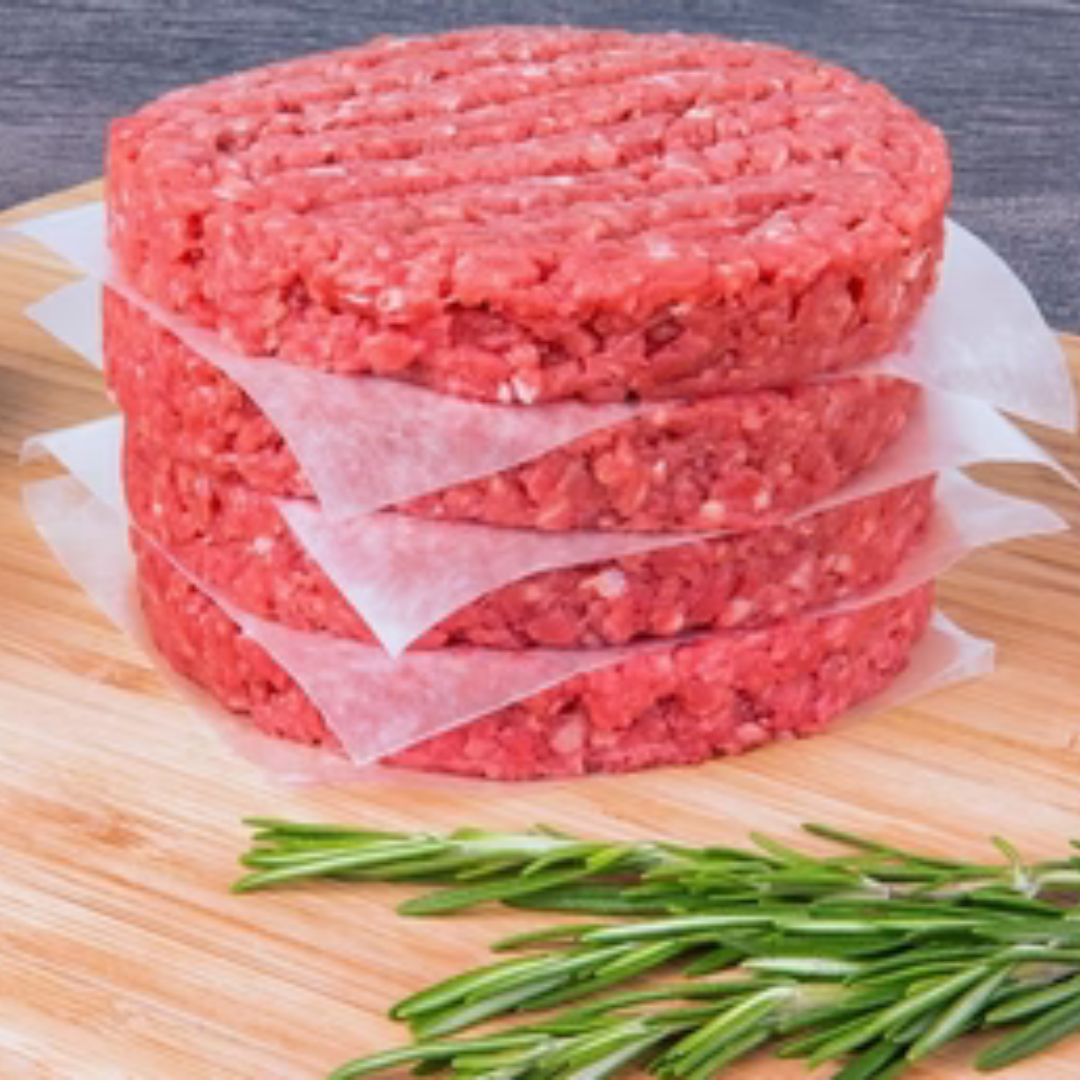 Beef - 1/4# Hamburger Patties - 100% pasture raised